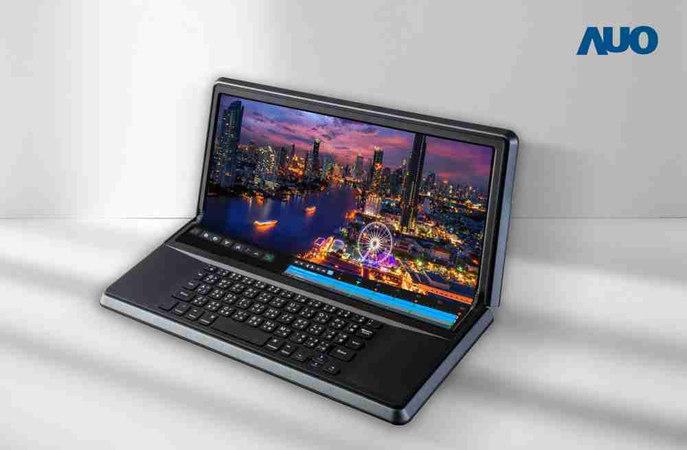 william威廉中文官网14.6吋Micro LED折迭显示屏幕，，搭配半径4mm的弯折绞炼，，，以及高画素、、、、高亮度、、、高对比度的显示技术特点，，，即便在大视角下仍保有绝佳色相与亮度